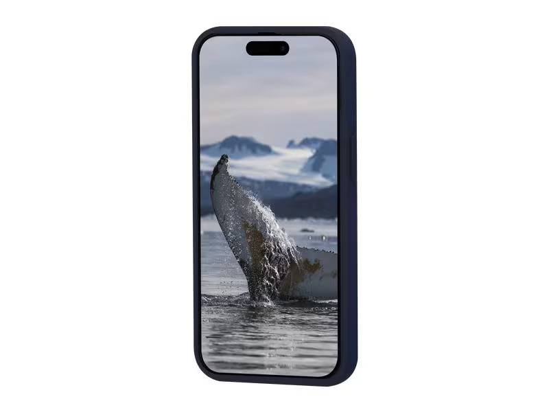 dbramante1928 Back Cover Iceland D3O iPhone 15 Pro Blau
