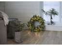 Star Trading LED-Weihnachtskranz Greyland, Ø 55 cm, Grün
