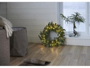 Star Trading LED-Weihnachtskranz Greyland, Ø 55 cm, Grün