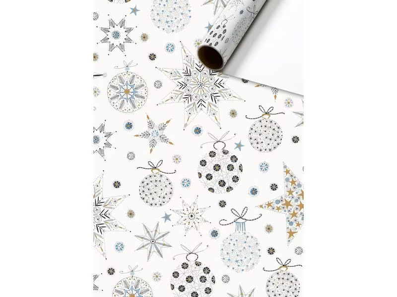Stewo Geschenkpapier Junis 70 x 150 cm, Silber