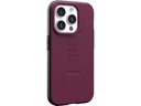 UAG Back Cover Civilian Case iPhone 15 Pro Bordeaux