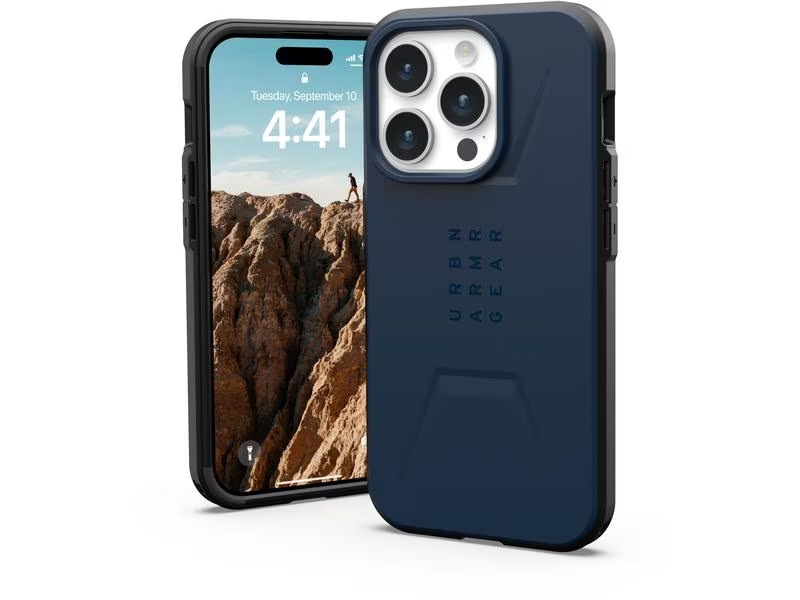 UAG Back Cover Civilian Case iPhone 15 Pro Mallard