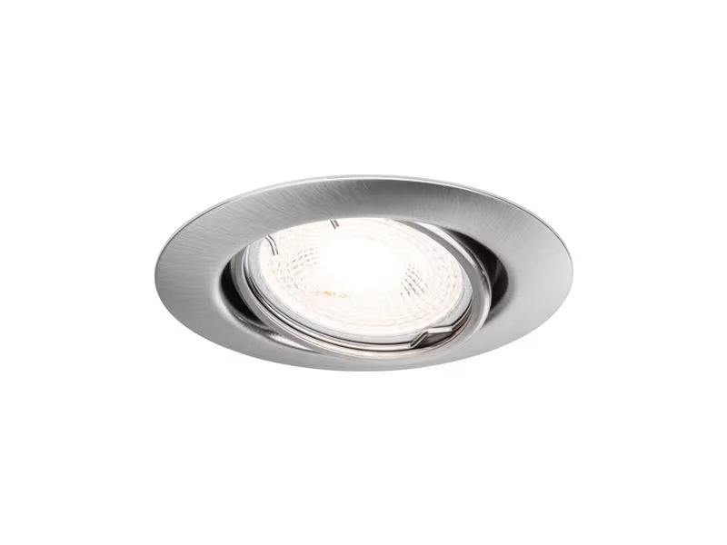 Paulmann Einbauspot LED Base Basisset, GU10, 10 x 10W, Eisen