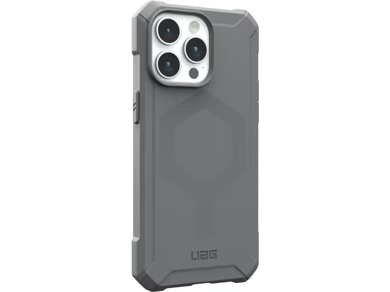 UAG Back Cover Essential Armor iPhone 15 Pro Max Silver