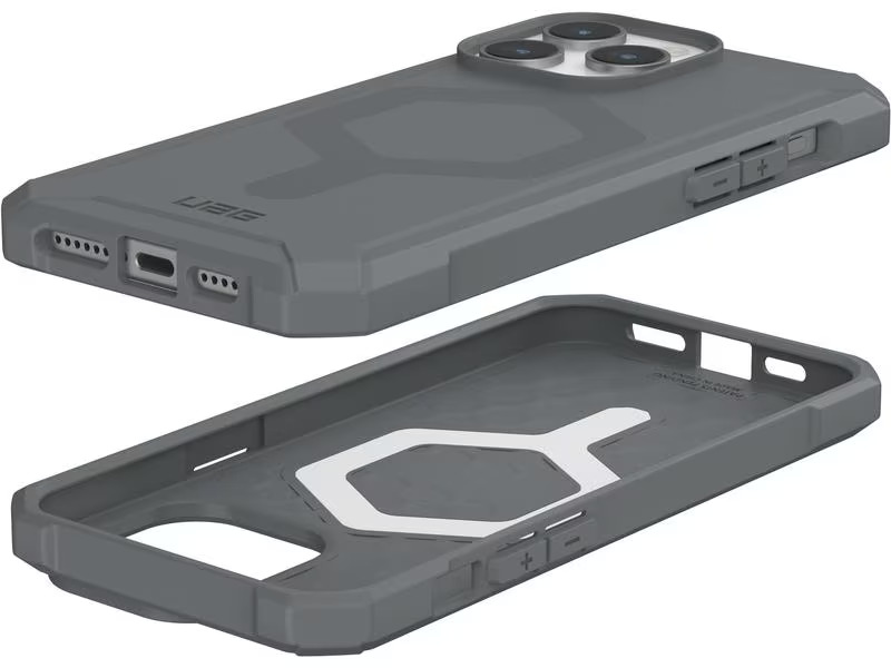 UAG Back Cover Essential Armor iPhone 15 Pro Max Silver
