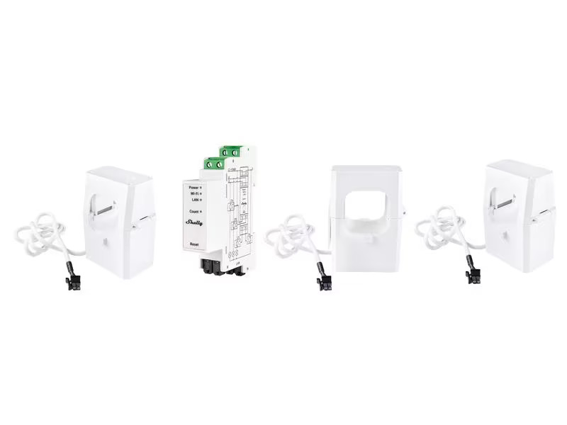 Shelly Dreiphasen-Energiezähler Pro 3EM WiFi-Energy Meter 400 A