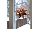 Star Trading Fensterhänger Metallstern Classic, 28 cm, Kupfer