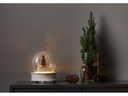Star Trading Glasdekoration Grauberg, Ø 14 cm, Grau