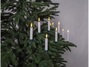 Star Trading LED Baumkerze Flamme, 10er Set, Weiss