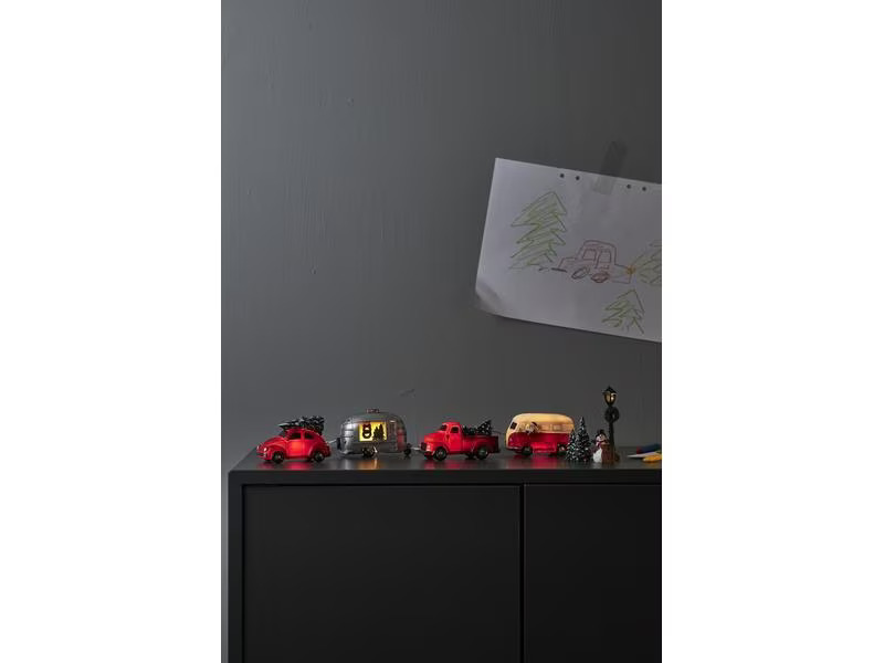 Star Trading LED-Figur Merryville, 8er Set, 42 cm, Mehrfarbig