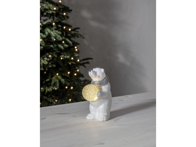 Star Trading LED-Figur Polare, 20.5 cm, Weiss