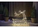 Star Trading LED-Figur Silhouette Rentier Atja, 65 cm, Weiss