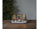 Star Trading LED-Figur Szene Iceville, 32 x 19 cm, RGBW, Mehrfarbig