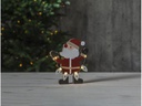 Star Trading LED-Figur Weihnachtsmann Billy, 17 cm, Rot