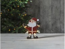 Star Trading LED-Figur Weihnachtsmann Billy, 17 cm, Rot