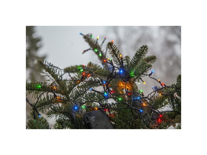 Star Trading LED-Lichterkette Akku, 11.2 m, 160 LEDs, Schwarz