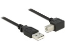 Delock USB 2.0-Kabel A - B gewinkelt 3 m