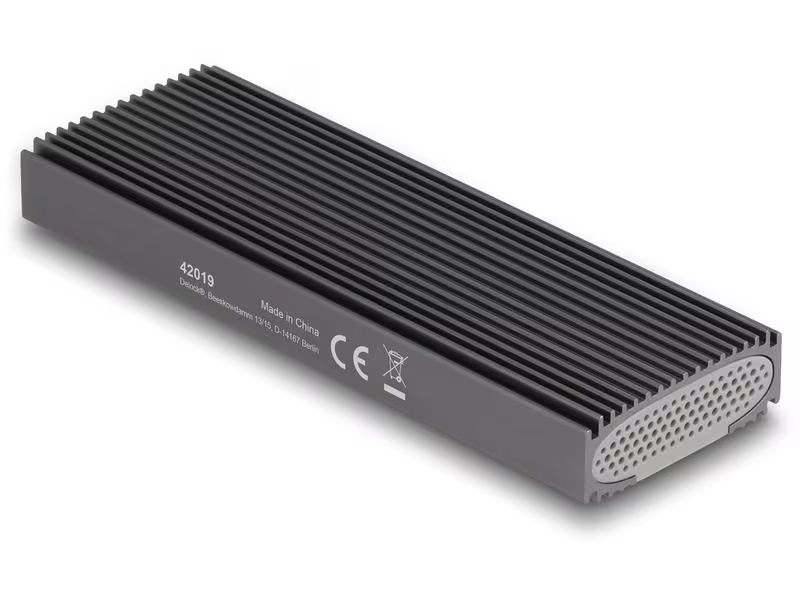 Delock Externes Gehäuse M.2 NVMe PCIe&amp;ATA SSD zu USB 3.1 M.2