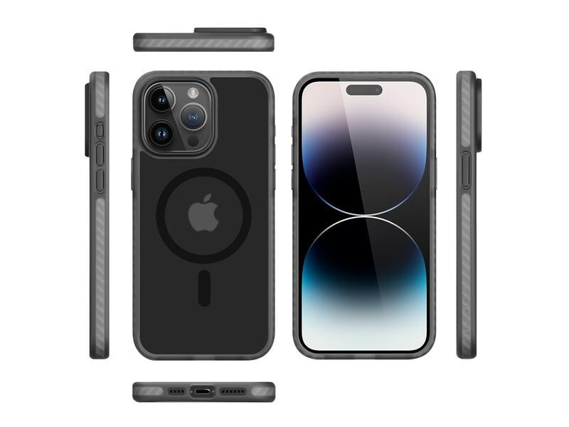 Nevox StyleShell INVISIO MagSafe iPhone 15 Pro Max Schwarz