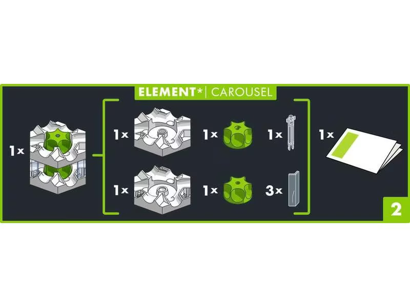 Ravensburger Kugelbahn Zubehör GraviTrax Pro Element Carousel