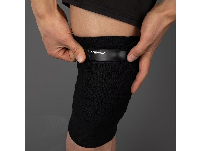 Chiba Fitness Kniebandage Black Line