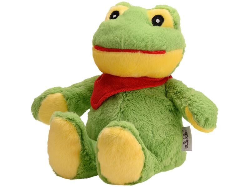 Welliebellies Wärme-Stofftier Frosch gross 30 cm