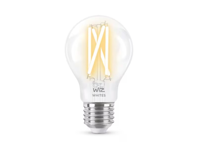 WiZ Leuchtmittel 7W (60W) E27 A60 Filament Clear Doppelpack
