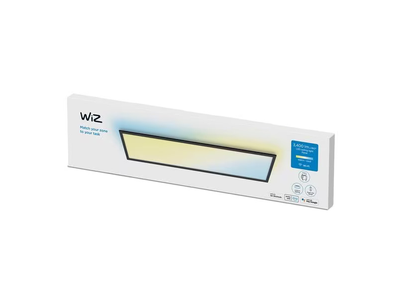 WiZ Panelleuchte 36W Rechteckig Schwarz Einzelpack
