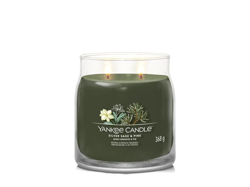 Yankee Candle Signature Duftkerze Silver Sage &amp; Pine Signature Medium Jar
