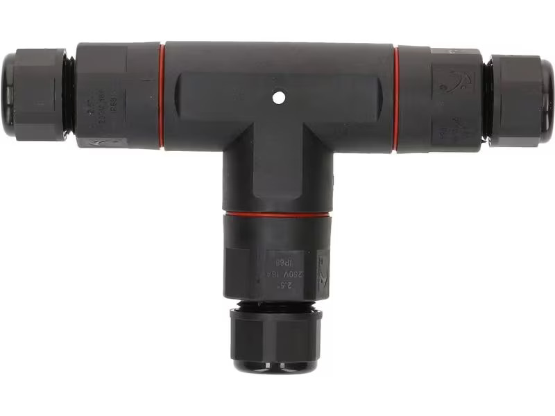 Max Hauri Kabelverbinder T-Stück IP68 3-polig, 16A / 250 V