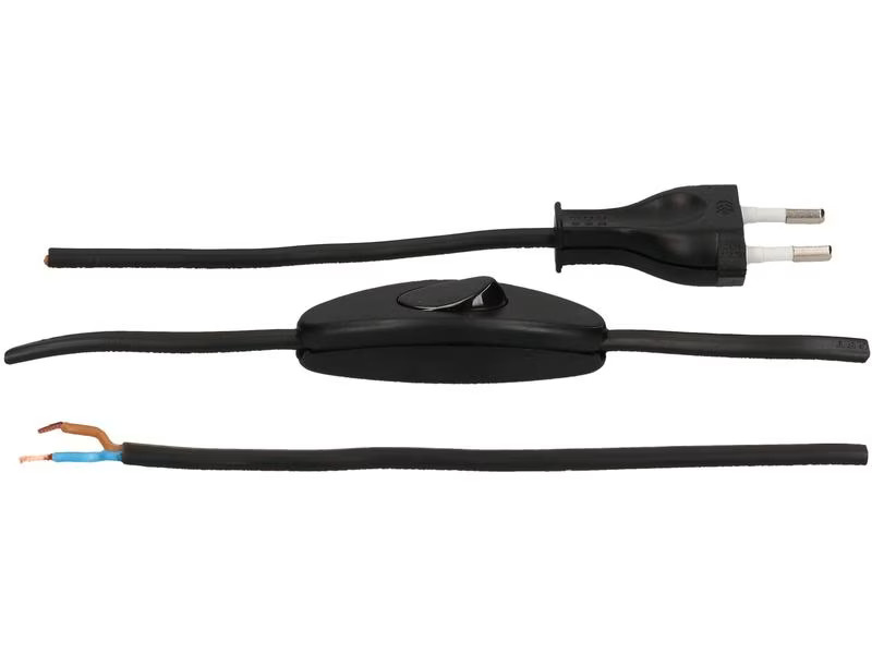 Max Hauri Netzkabel TDLF-T26 mit Schalter