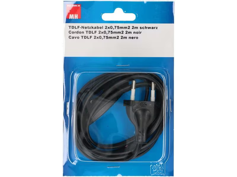 Max Hauri Netzkabel TDLF-T26 mit Schalter