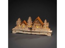 Konstsmide LED-Dekolicht Dorf mit Rentieren 43 x 19 cm