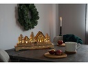Konstsmide LED-Dekolicht Dorf mit Rentieren 43 x 19 cm