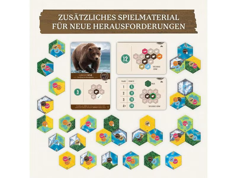 Kosmos Familienspiel Cascadia: Landmarks -DE-