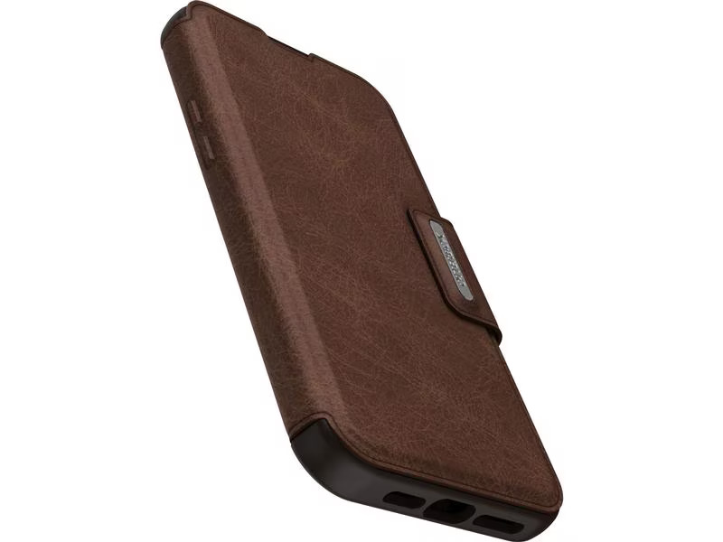 Otterbox Book Cover Strada iPhone 15 Plus Braun
