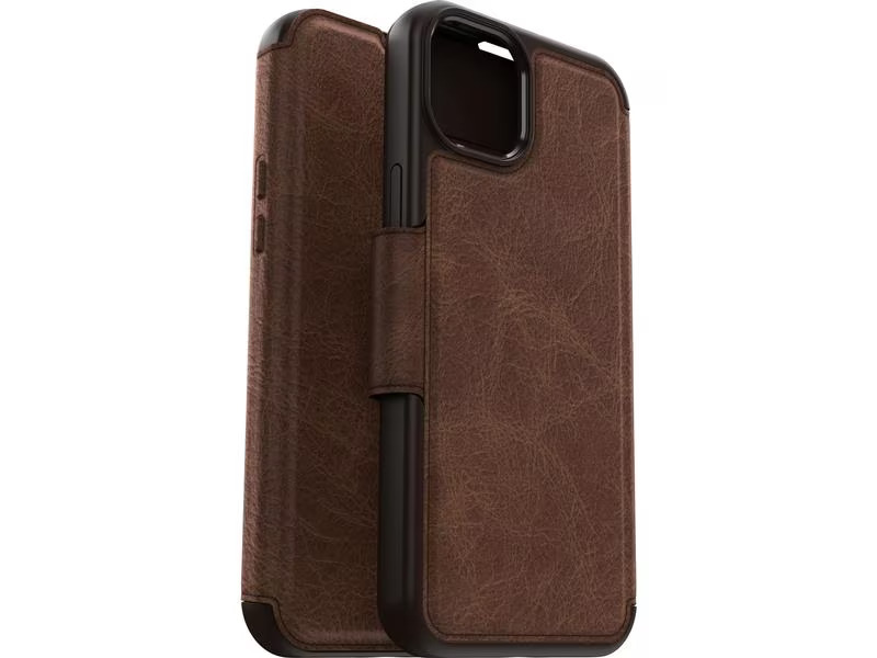 Otterbox Book Cover Strada iPhone 15 Plus Braun