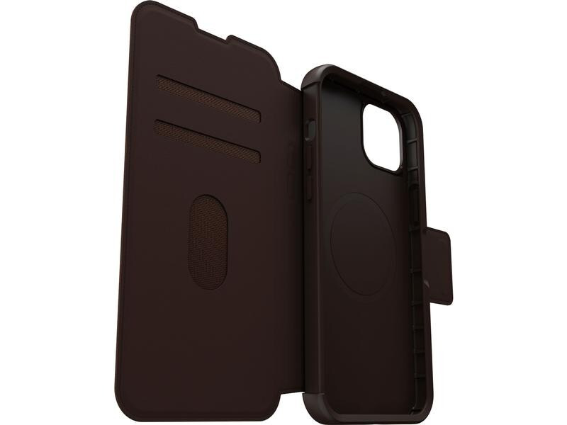Otterbox Book Cover Strada iPhone 15 Plus Braun