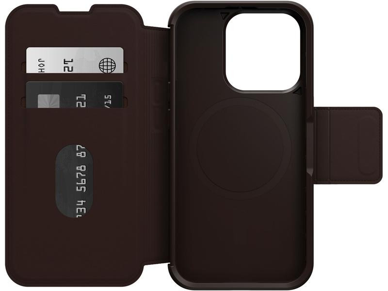 Otterbox Book Cover Strada iPhone 15 Pro Braun