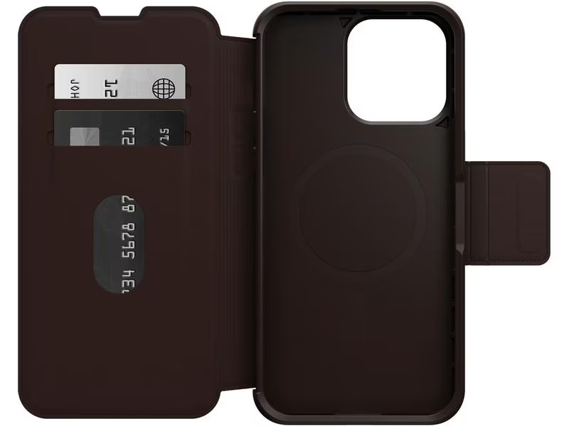 Otterbox Book Cover Strada iPhone 15 Pro Max Braun