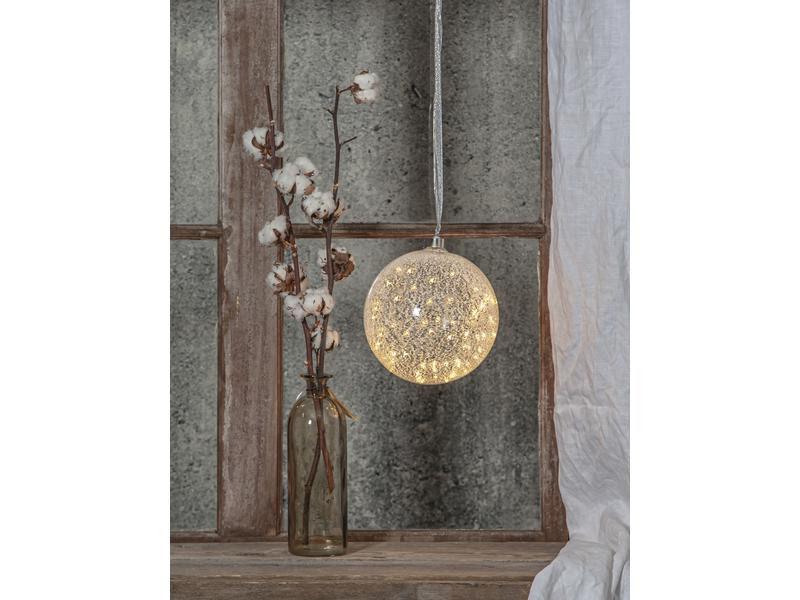 Star Trading Hänger Glow Snow 50 LED, 20 cm, indoor