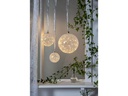 Star Trading Hänger Glow Snow 50 LED, 20 cm, indoor