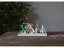 Star Trading Kerzenständer Reinbek Xmas 30 cm, Holz