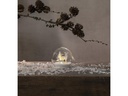 Star Trading Tischdeko Kugel Fauna 9 cm, Weiss