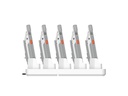 UAG Ladestation Workflow 5 Slot Battery Charger Weiss