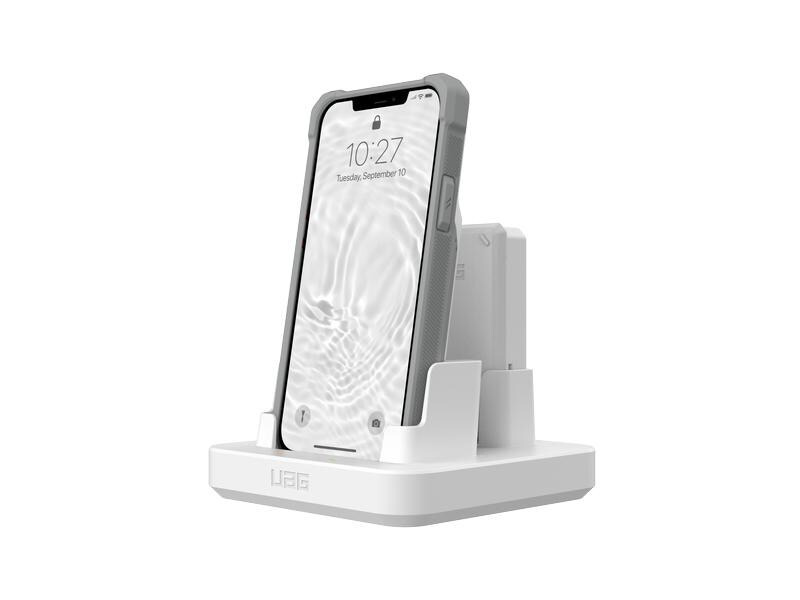 UAG Ladestation Workflow Case Charge Cradle Weiss