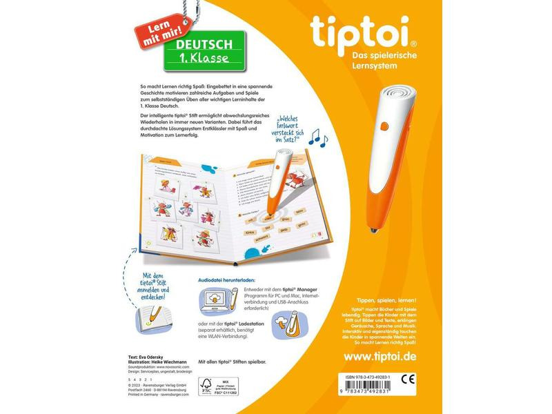 tiptoi Lernbuch Lern mit mir! Deutsch 1. Klasse