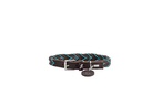 Hunter Halsband Solid Education Cord, M (55), Dunkelbraun/Türkis