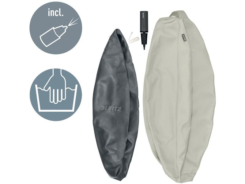Leitz Sitzball Active 75 cm Hellgrau