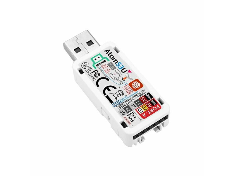 M5Stack Entwicklerboard AtomS3U ESP32S3 mit USB-A